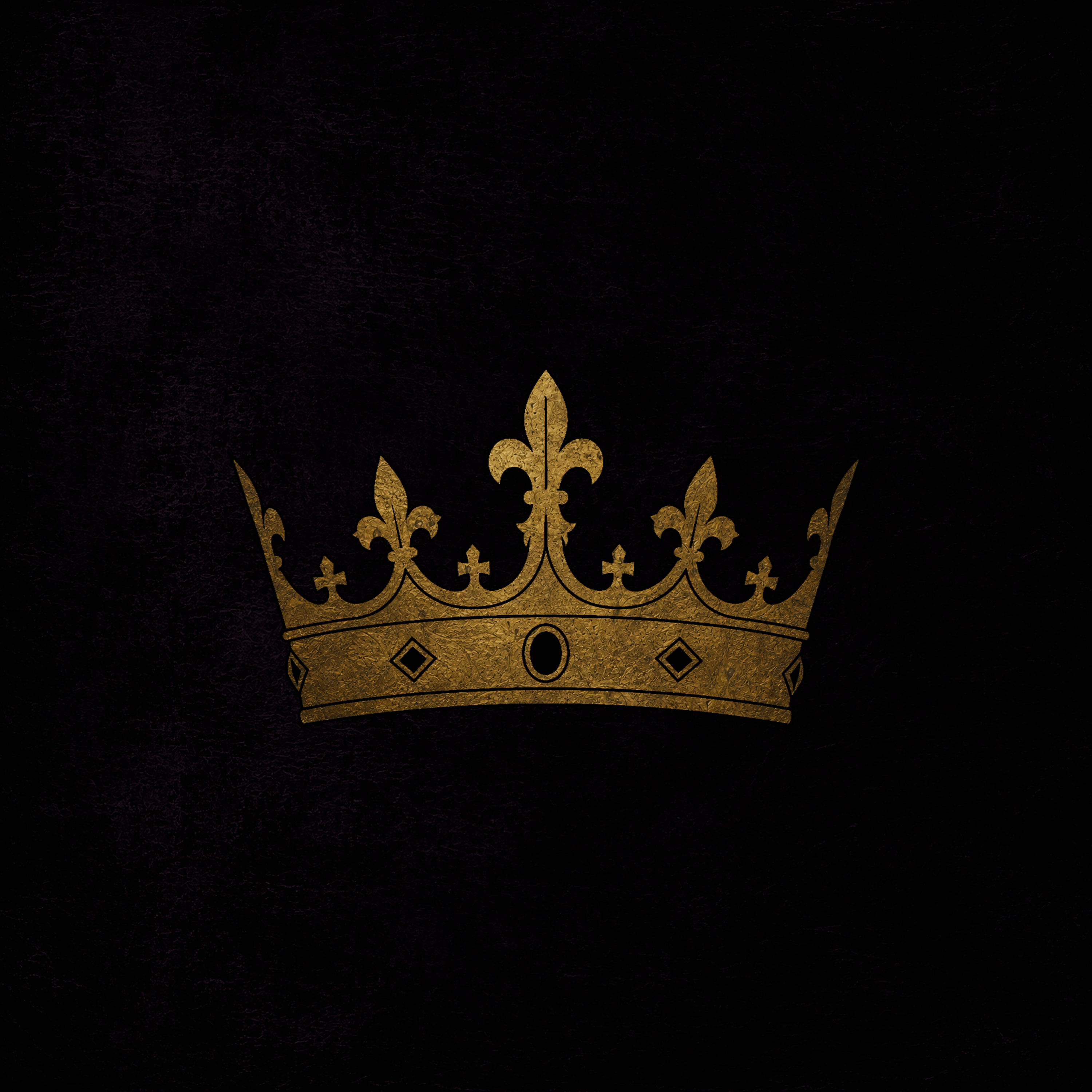 Old King artwork by Hidden Prince showing a gold crown on a dark background